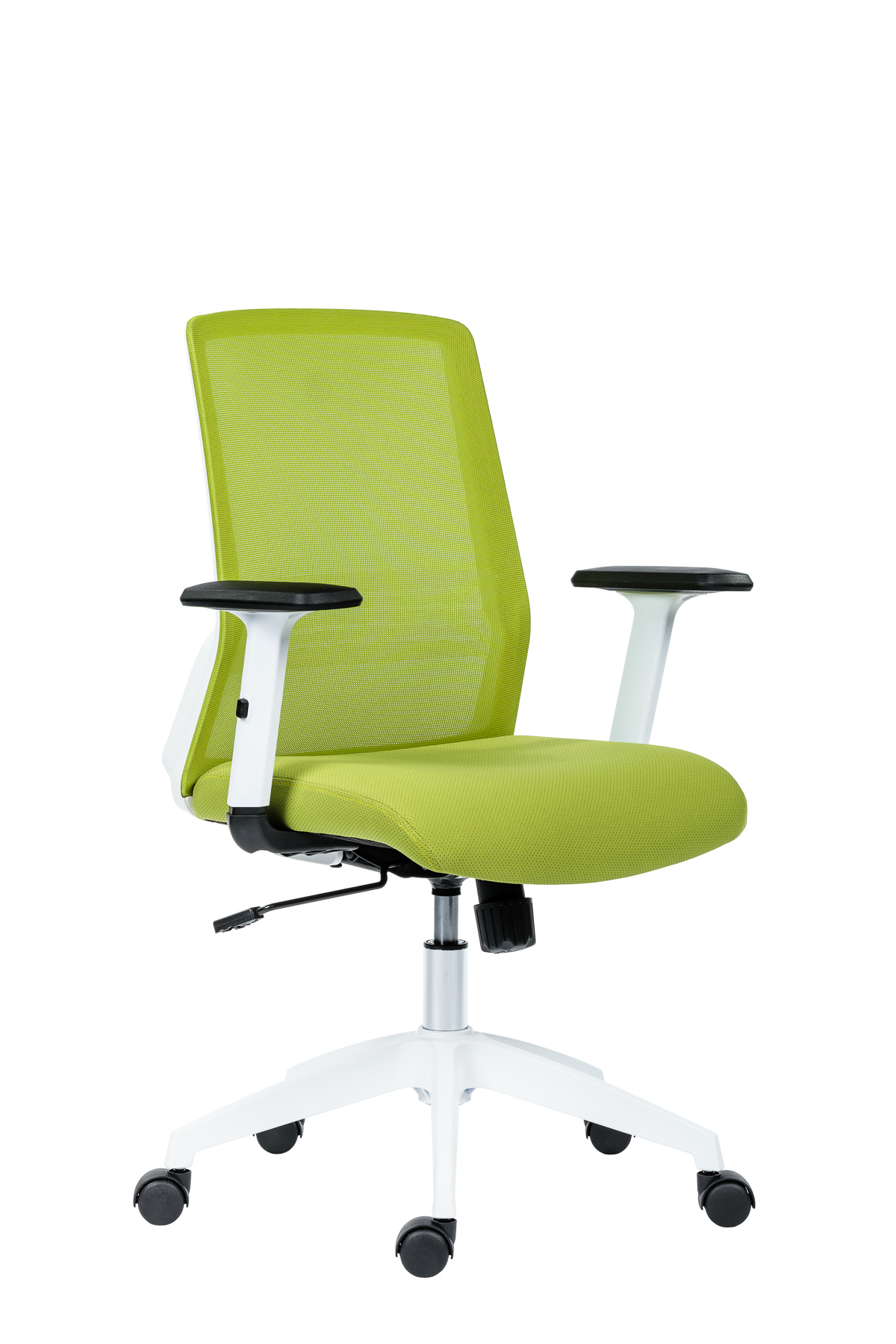 Kancelárska stolička NOVELLO WHITE-GREEN