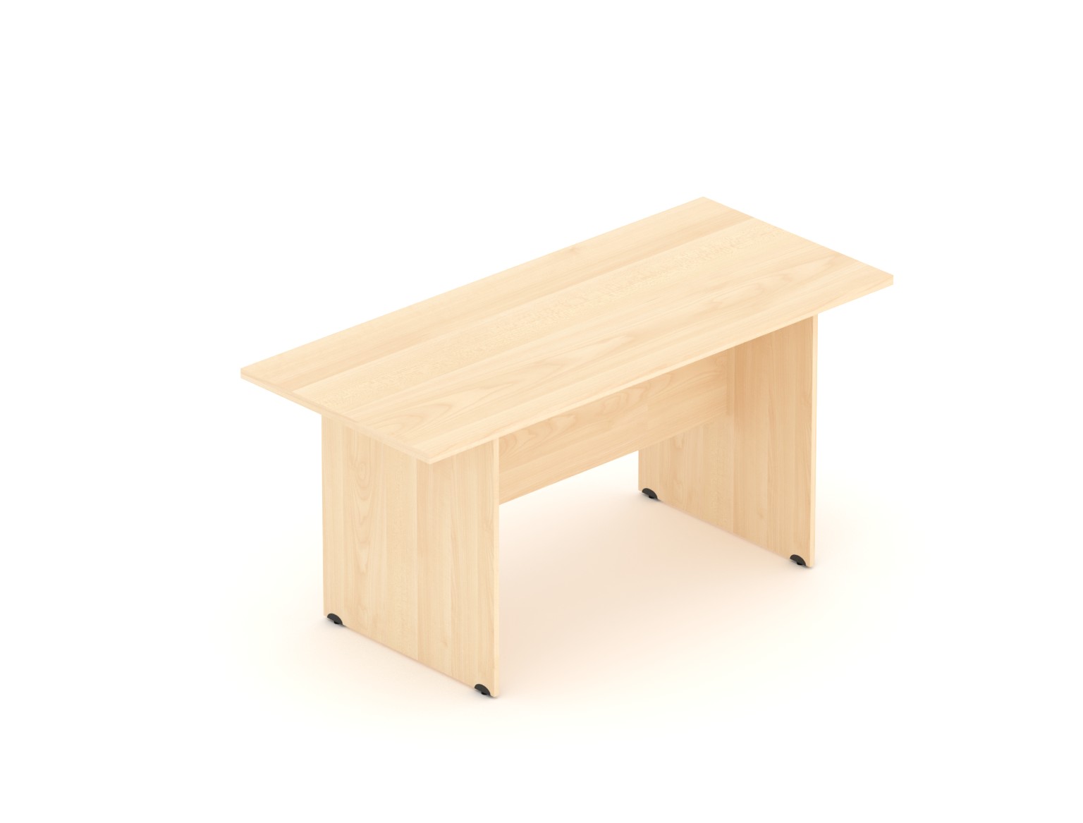 Konferenčný stôl Komfort, drevená podnož, 140x70x76 cm - SKA24 12