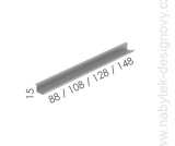Káblové vedenie k stolu EPIC, voliteľná dĺžka 88/108/128/148cm