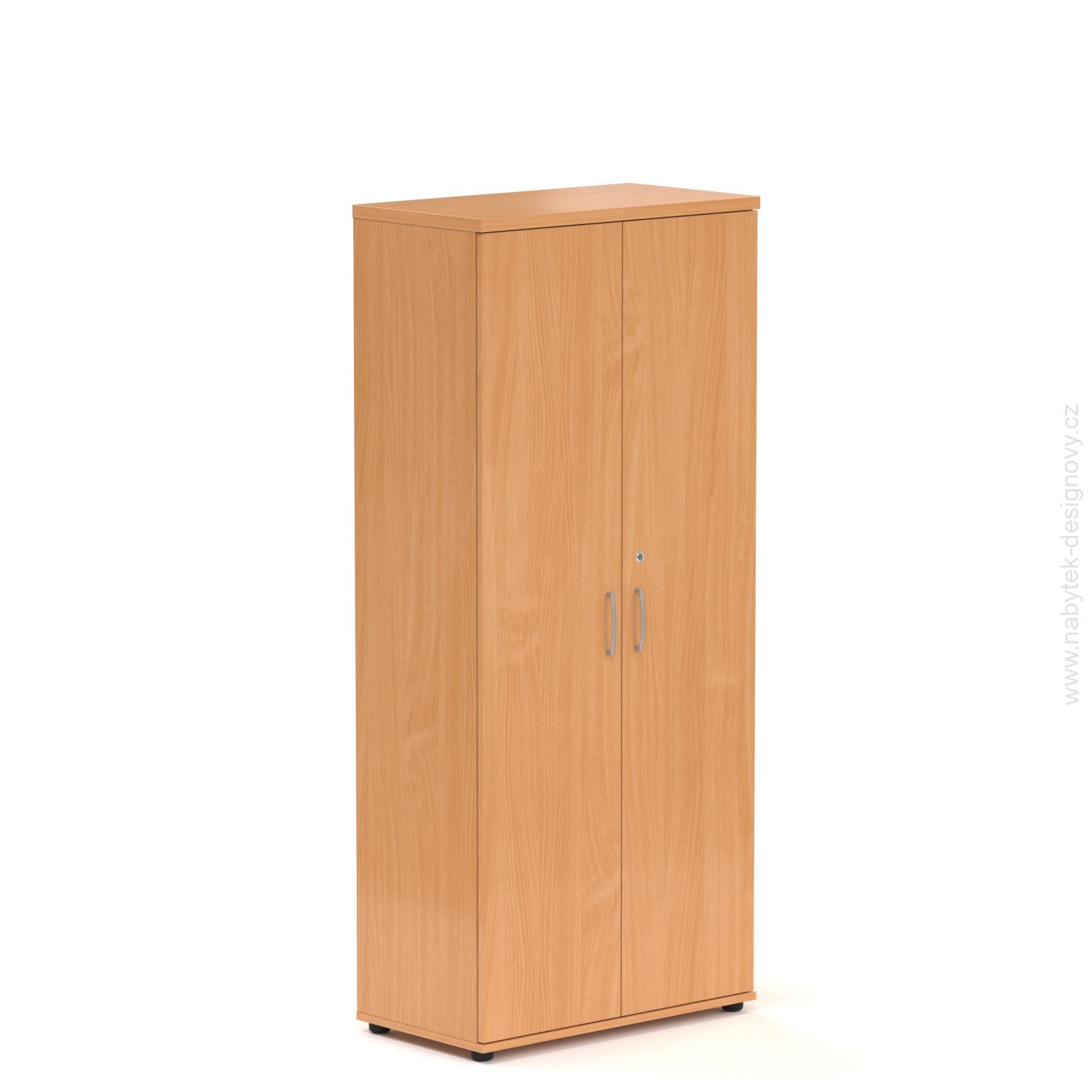 Kancelárska skriňa Komfort, 80x38,5x183,5 cm, dvere 5/5 - S585 11