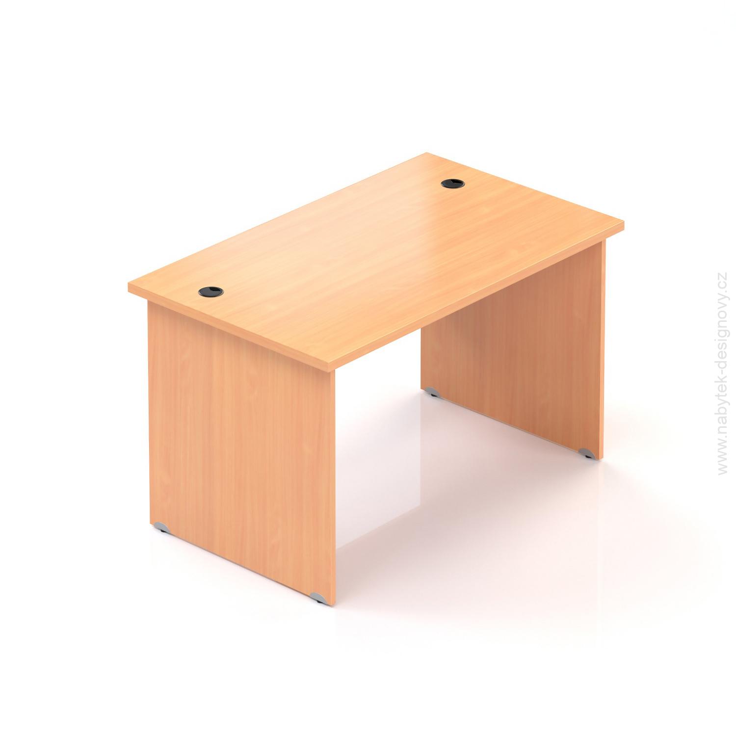 Kancelársky stôl Komfort, drevená podnož, 120x70x76 cm - BKA12 11
