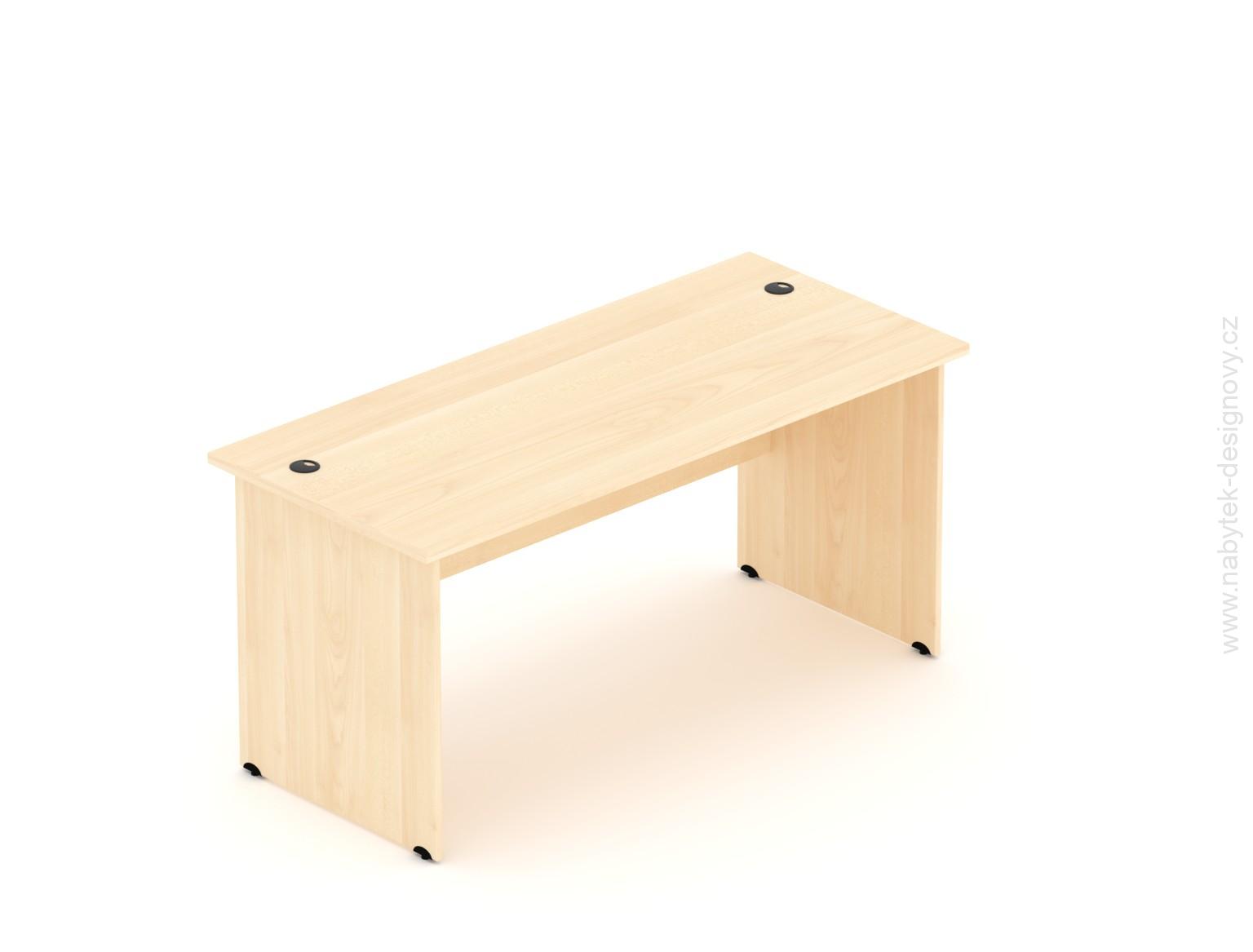 Kancelársky stôl Komfort, drevená podnož, 160x70x76 cm - BKA16 12