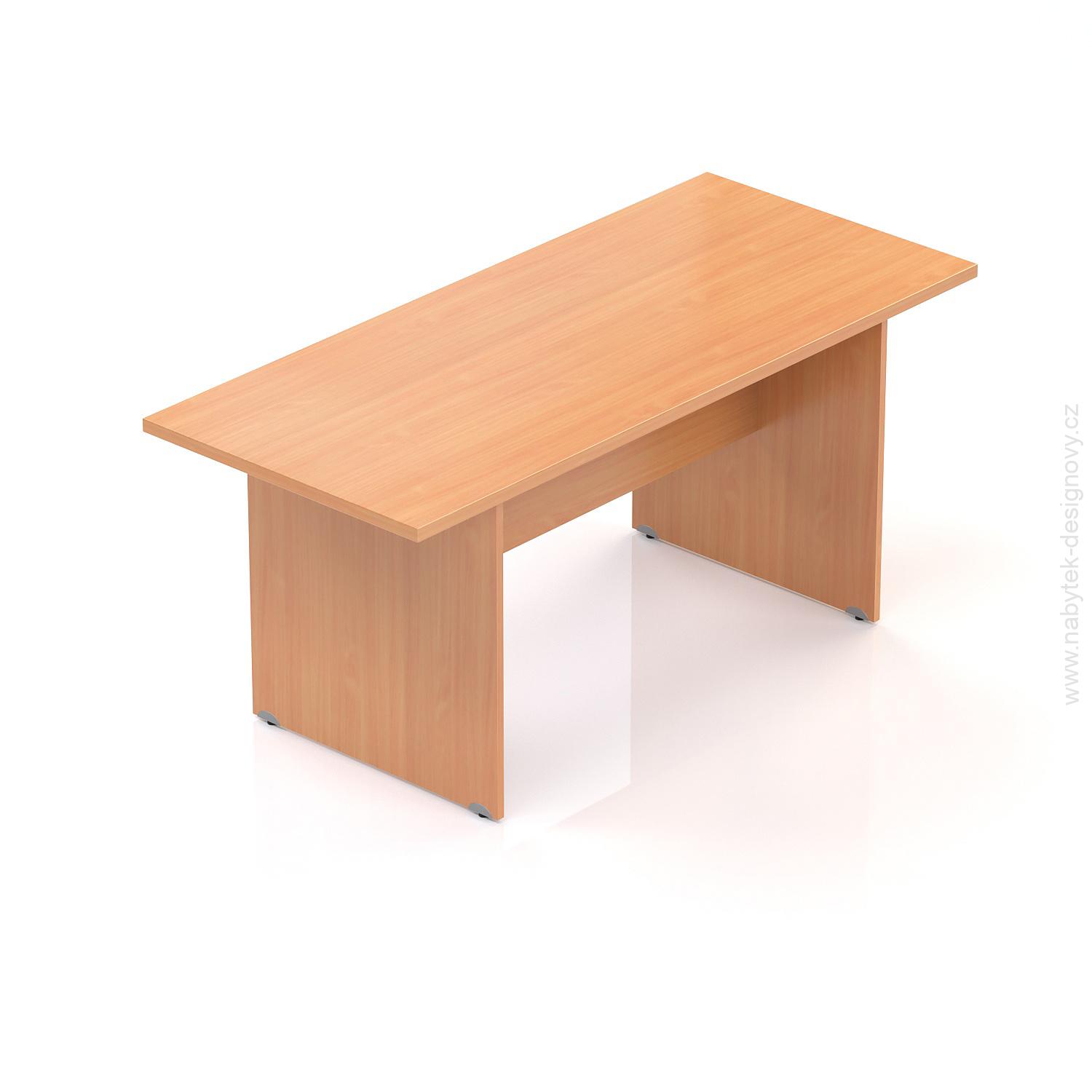 Konferenčný stôl Komfort, drevená podnož, 140x70x76 cm - SKA24 11