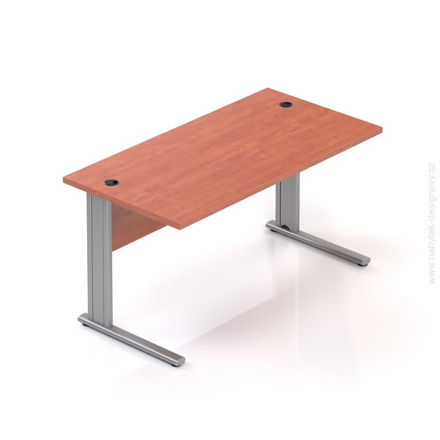 Kancelársky stôl Komfort, kovová podnož, 140x70x76 cm - BPR14 03