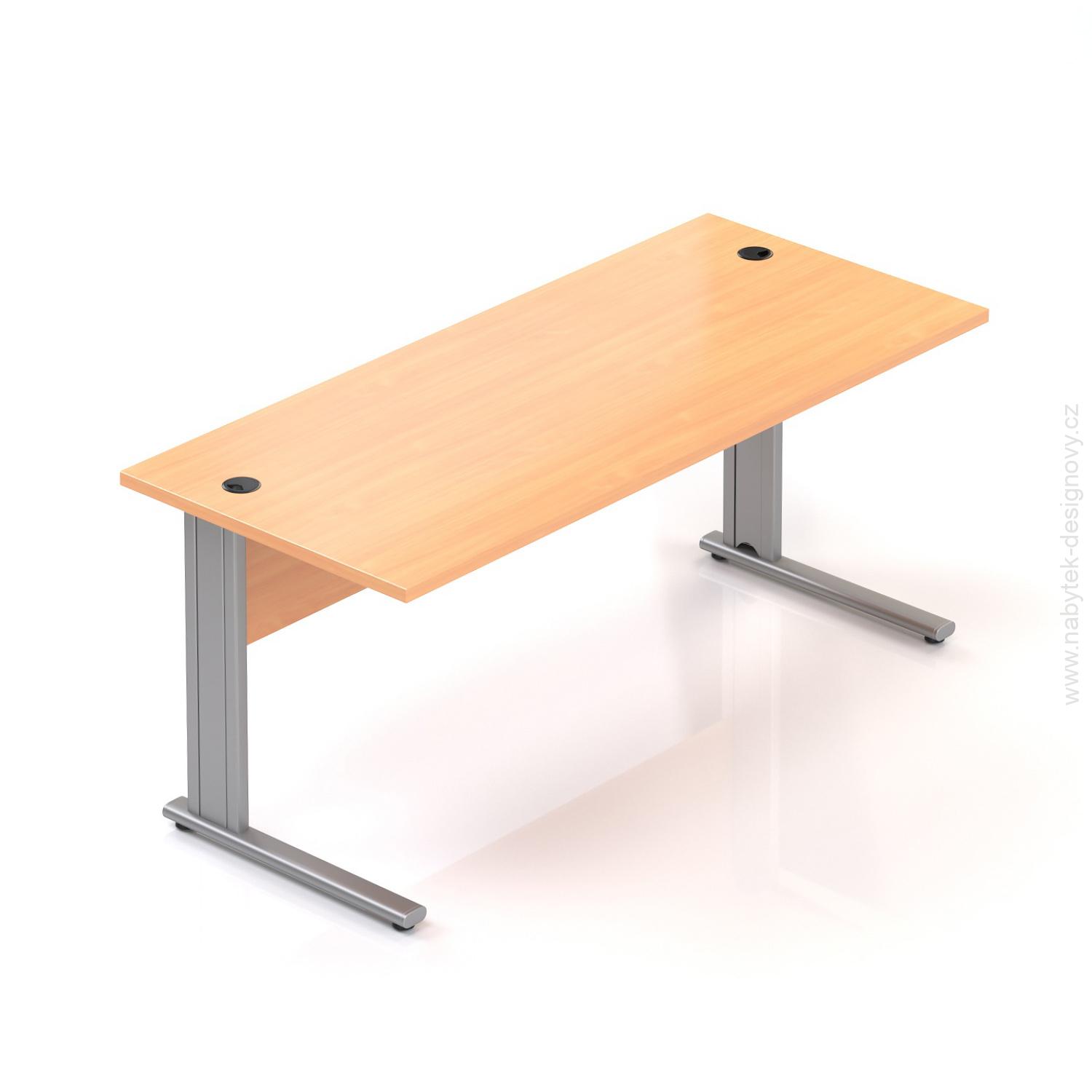 Kancelársky stôl Komfort, kovová podnož, 160x70x76cm - BPR16 11