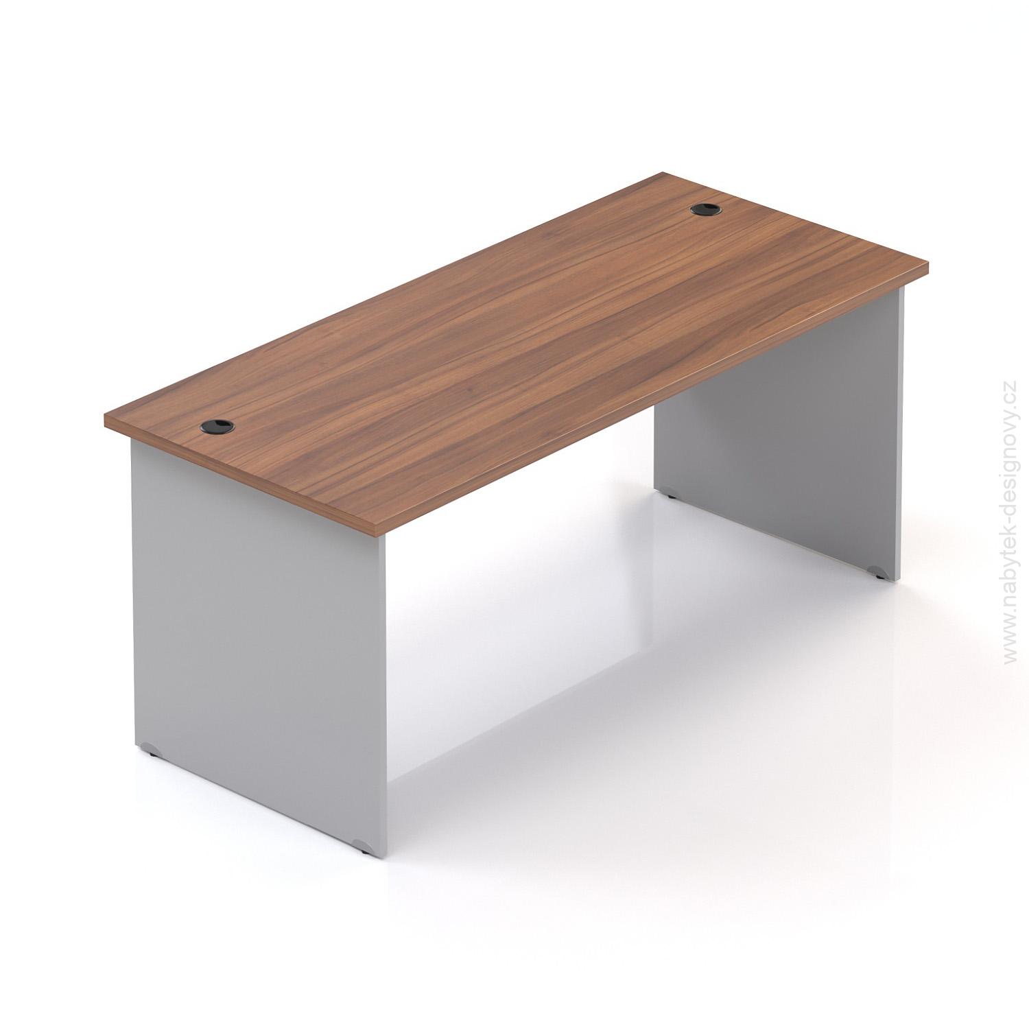 Kancelársky stôl Komfort, drevená podnož, 160x70x76 cm - BKA16 19