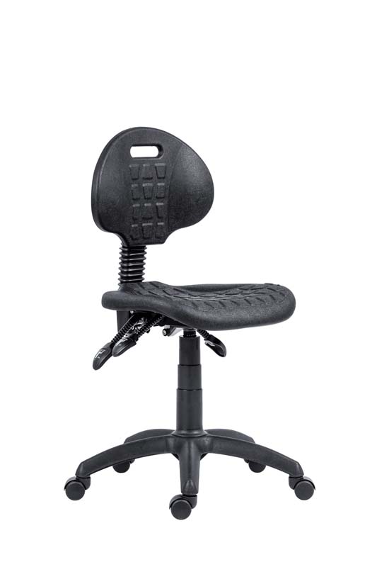 Kancelárska stolička 1290 PU ASYN BASE PLAST KOLIESKA