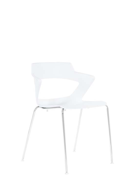 Kancelárska stolička 2160 PC AOKI PLAST BILA
