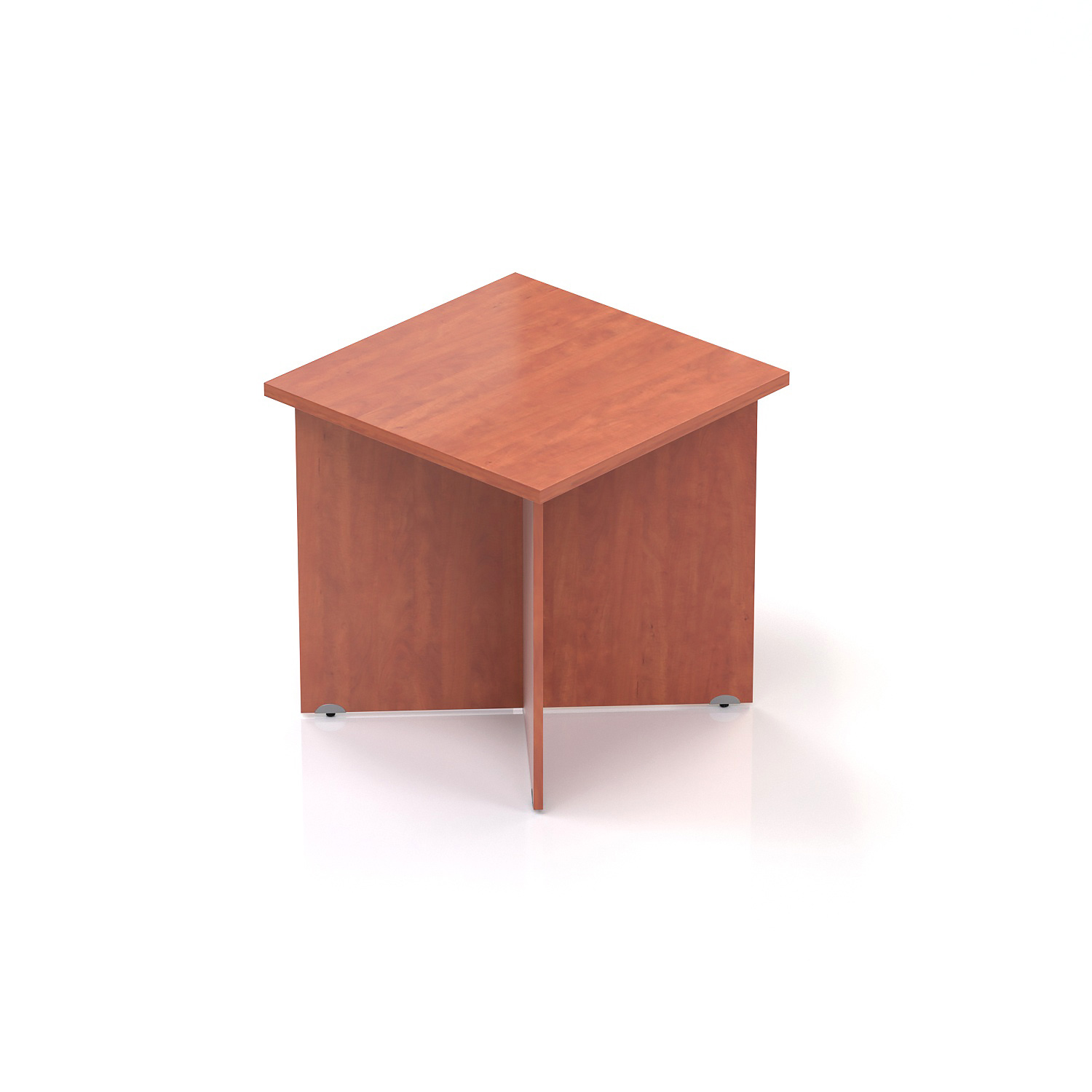 Konferenčný stôl Komfort, drevená podnož, 70x70x76 cm - SKA34 03