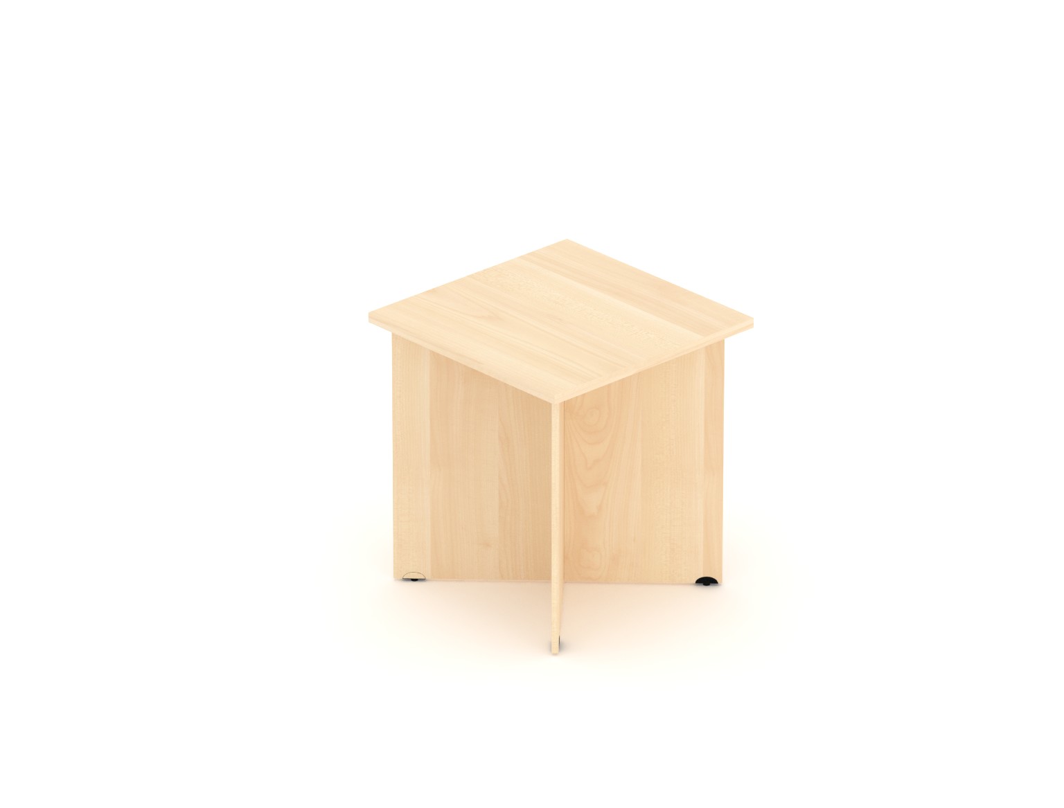 Konferenčný stôl Komfort, drevená podnož, 70x70x76 cm - SKA34 12