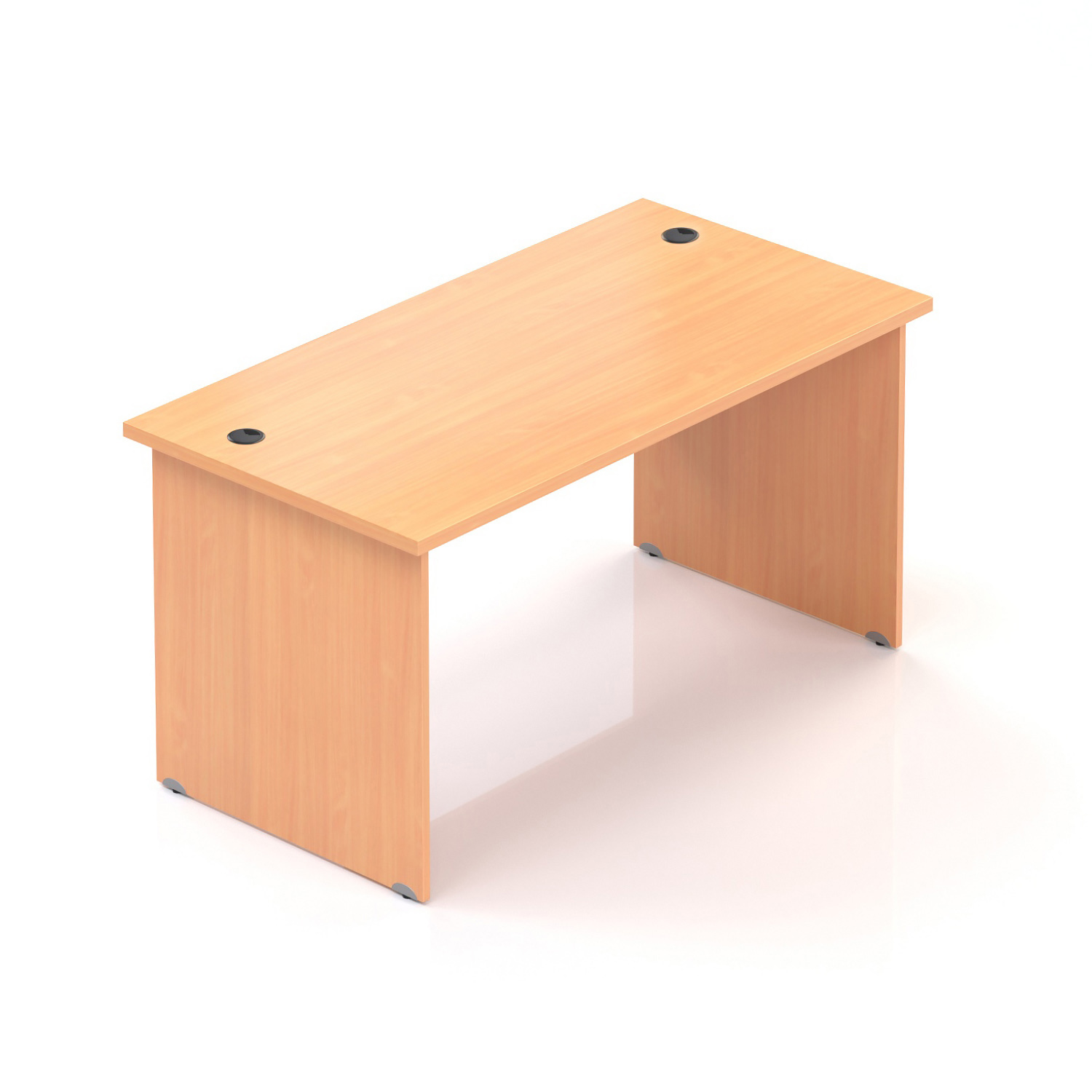 Kancelársky stôl Komfort, drevená podnož, 140x70x76cm - BKA14 11