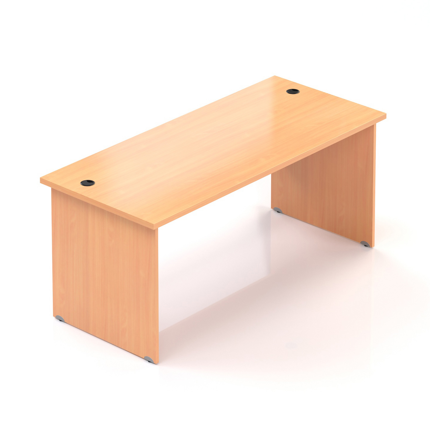 Kancelársky stôl Komfort, drevená podnož, 160x70x76 cm - BKA16 11