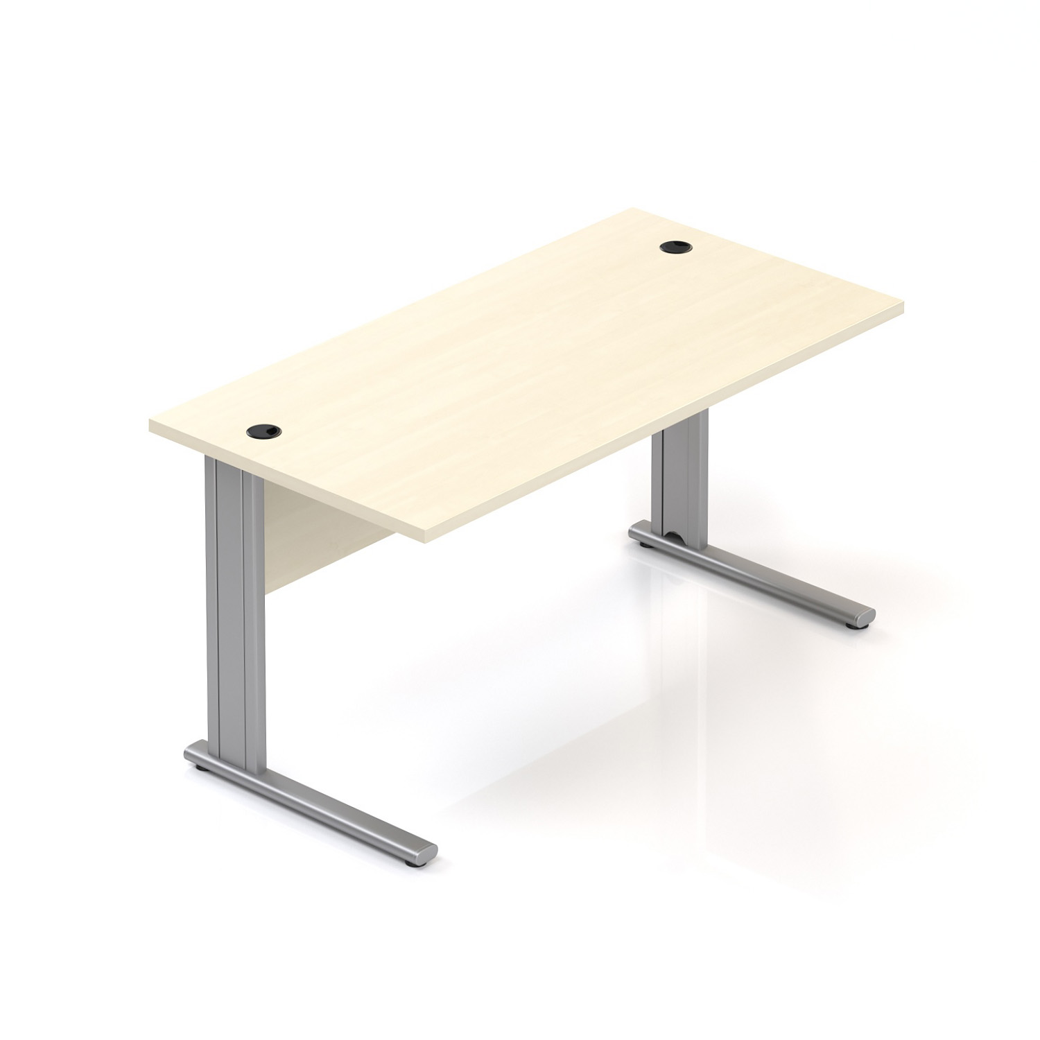 Kancelársky stôl Komfort, kovová podnož, 140x70x76 cm - BPR14 12