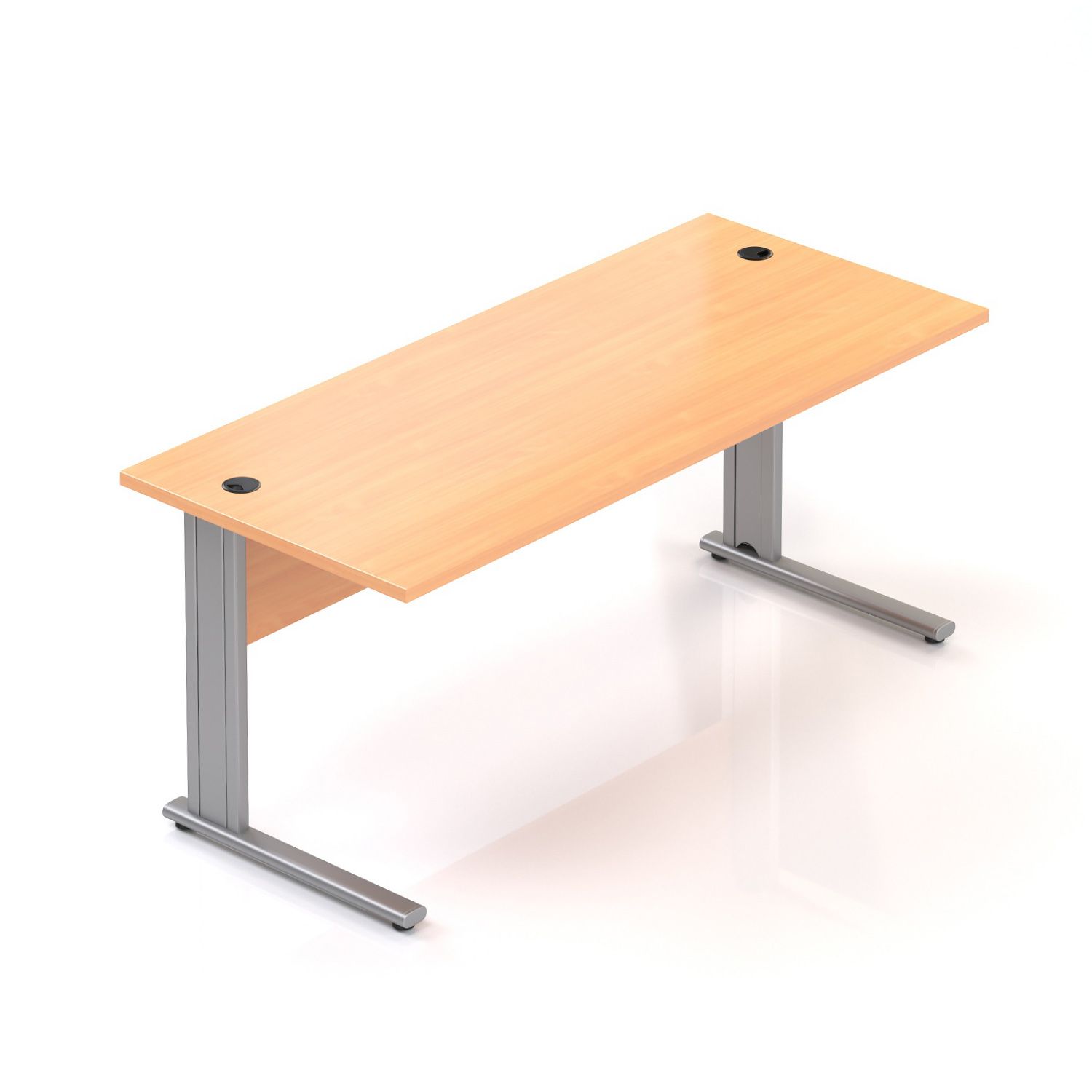 Kancelársky stôl Komfort, kovová podnož, 160x70x76cm - BPR16 11