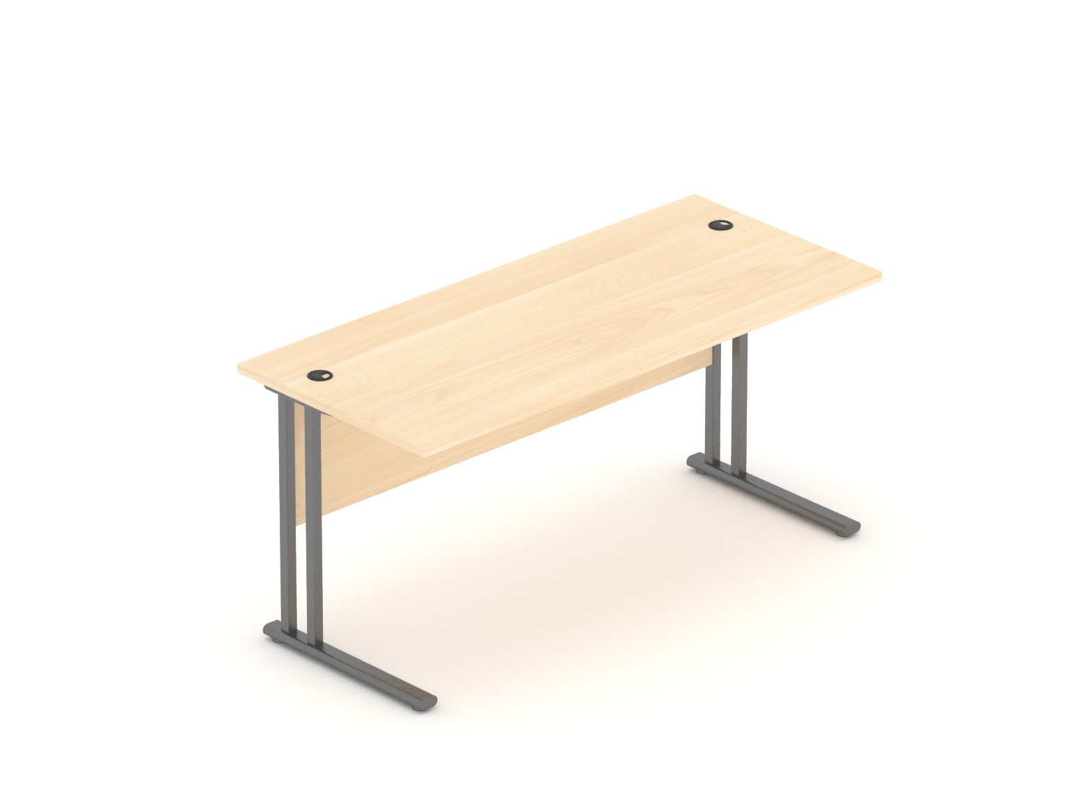 Kancelársky stôl Komfort, kovová podnož, 160x70x76cm - BPR16 12