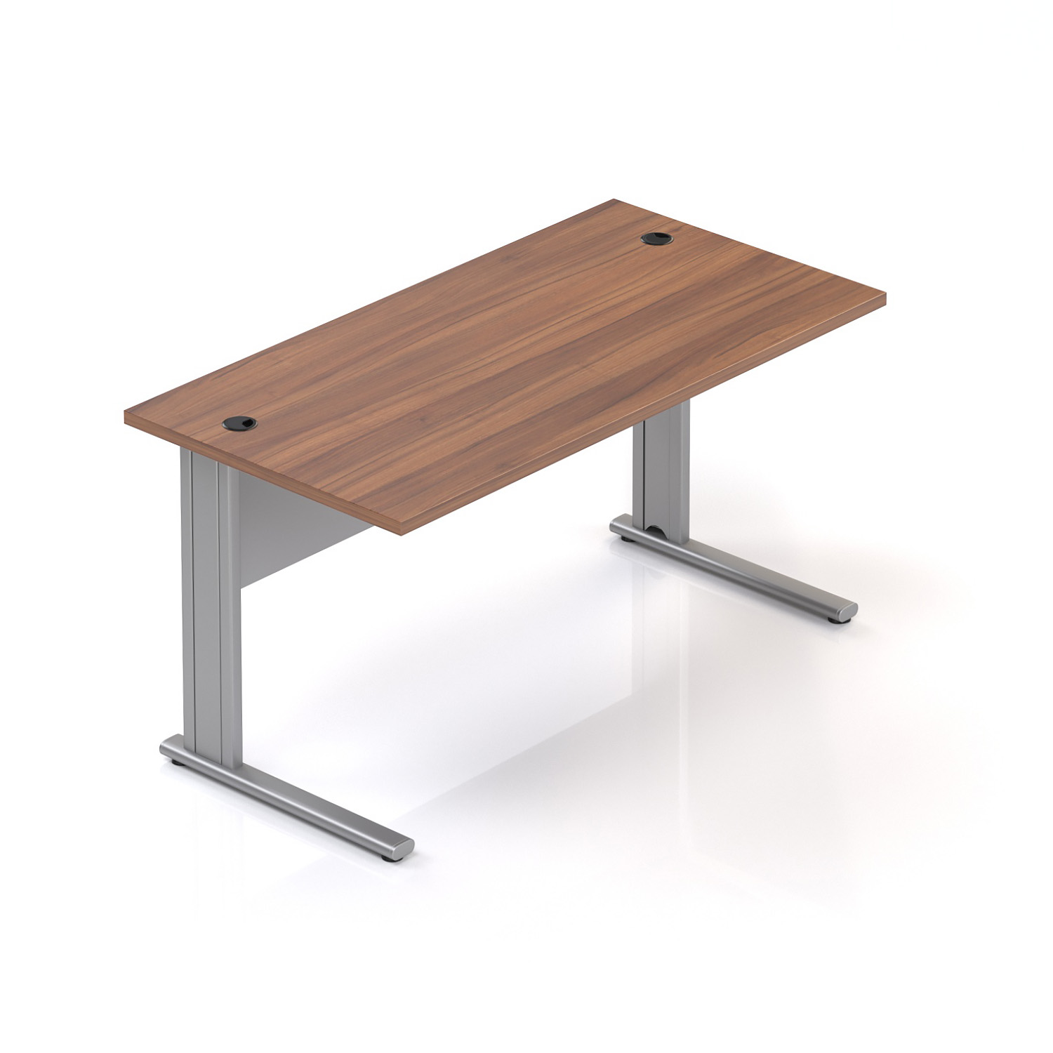 Kancelársky stôl Komfort, kovová podnož, 140x70x76 cm - BPR14 19