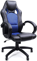 Kancelárska stolička Racing II Blue, herné stoličky