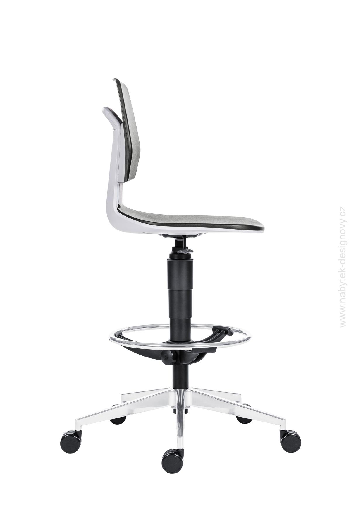 Kancelárska stolička 1260 ALLOY RAM SEDY PL.CERNY B.ALU EXT KOLIES