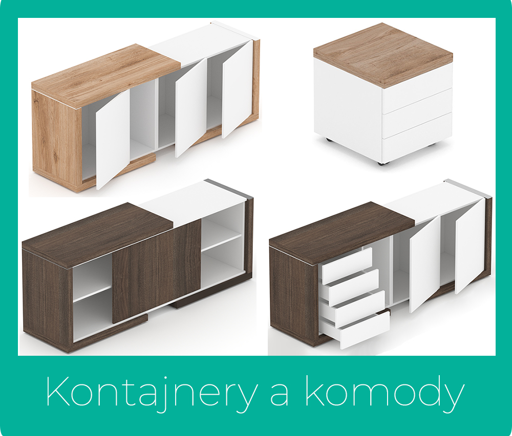 Komody a kontejnery SOLID - Dizajnový NÁBYTOK - www.nabytok-dizajnovy.sk
