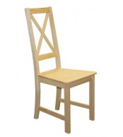 Jedálenská stolička celodrevená TINA, masív borovica - B165