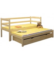 Detská posteľ Maruška, dvojposteľ (posteľ s prístelkou) - B434-80x180