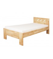 Jednolôžková posteľ BÁRA 90 x 200, masív buk - L047