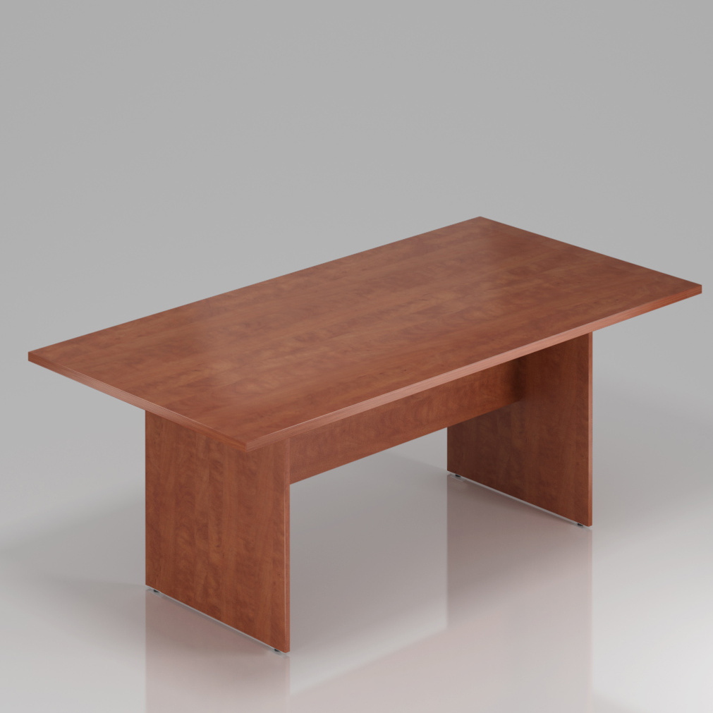 Konferenčný stôl Komfort, drevená podnož, 140x70x76 cm - SKA24 03